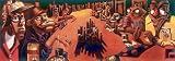 Justin Bua (The Poker Game) Art Poster Print - 15 X 36