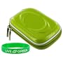 Hard Shell Carrying Case (Candy Green) for Nikon Coolpix S3000 12 MP Digital Camera Black
