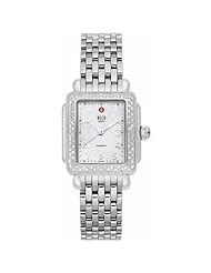 Michele Womens MWW06D000012 Deco Diamond Quartz Watch