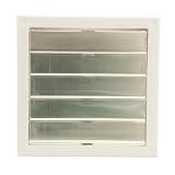 Cool Attic CX2121 Automatic Gable Vent Shutter, High Impact One-piece ABS Cycolac Frame