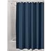 iDesign Solid Extra-Wide Fabric Bathroom Shower Curtain - 108