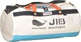 JIBダッフルバッグボーダーM　ライトブルーオレンジ　GULLスポーツタオル1785円プレゼント　ネーム入れ可の画像