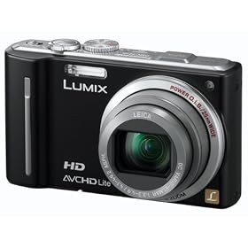 Panasonic Lumix TZ10 Digital Camera - Black (12.1MP, 12x Optical Zoom) 3.0 inch LCD