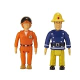Fireman Sam 2 Figure Pack Mini Figures- Sam & Tom Thomas