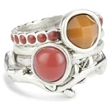 Lucky Brand Son Cubano Silver-Tone Set Stone S