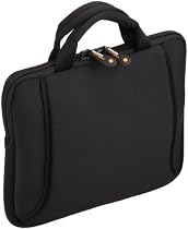AmazonBasics Netbook Bag with Handle, Fits 7- to 10-Inch Netbooks, iPad (Black)