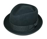 Dorfman Pacific Men's Wool Felt Diamond Crown Fedora