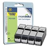 4 Cartouches d'encre Compatibles pour Imprimante Canon Pixma MP640 - Noir- Avec Puce