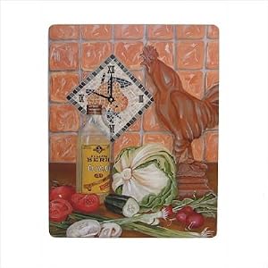 Roosters Large Wall Clock