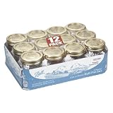 Jarden 60000 Ball 1/2-Pint Mason Jars, 12 Pack