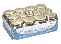Jarden 60000 Ball 1/2-Pint Mason Jars, 12 Pack