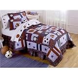 All Sports- Full / Queen Quilt with 2 Shams