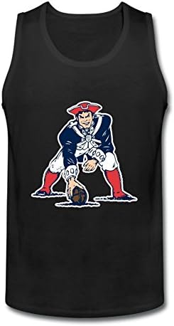 CeaZoly Men's New England Patriots Logo Tank Top