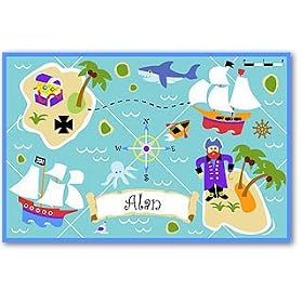 Olive KidsPirates Bedding Coordinating Personalized Placemat by Olive Kids