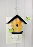 SWITCHABLES STAINED GLASS NIGHT LIGHT COVER - BIRDHOUSE - SW070