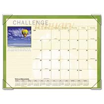 VIO89100 - Mtly Desk Cal,Motivational Scenes Phrases Series A,22x17
