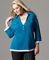 Style&co. Plus Size Layered-Look Henley