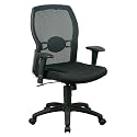 Office Star WORKSMART 599302 Screen Back Chair with Mesh Seat