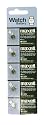Maxell Watch Battery Button Cell SR626SW SR-626SW 377 Pack of 5 Batteries