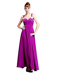 Chiffon Beaded Evening Dress 