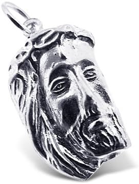 Sterling Silver 925 Authentic Holy Jesus Bust Charm. Adjustable Fit with High Quality Finish. Plus Free Special Gift Pouch.