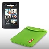 NEOPRENE POUCH WITH SHOCKSOCK LOGO FOR AMAZON KINDLE FIRE (NOT FIRE HD) - GREENby CELLAPOD
