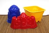 Set of 3 Sand Castle Beach Molds