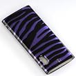 Premium Designer Crystal Snap-on Case for the Apple iPod Nano 5 5th Generation - Purple Lavender Zebra Print