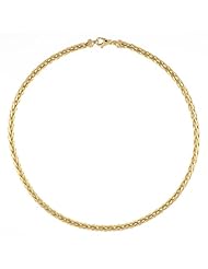 14KT Yellow Wheat 4.8mm Necklaces Length = 30