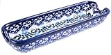 Polish Pottery Corn Dish 1 1/2 H x 2 3/4 W x 8 1/2 L
