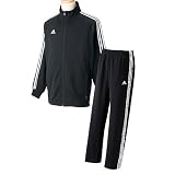 「adidas(アディダス) ジャージ 上下 ストライプ メンズ ブラック/ホワイト f-set-SS154-SS153-X48123-X48143 Oサイズ」の画像