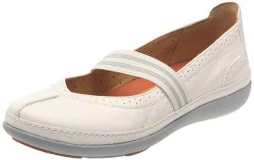Clarks Un Bethany , Ballerines femme - Blanc, 38 EU (5)