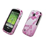 EMPIRE White with Pink Peace Design Hard Case Cover for Verizon LG Cosmos T ....