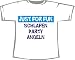 Sports : Just for fun: Schlafen, Party, Angeln; T-Shirt wei&szlig;