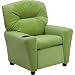 Flash Furniture Contemporary Avocado Microfiber Kids Recliner with Cup Holder