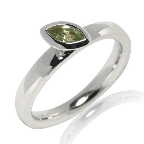 Pure Collection Damen-Ring Sterling Silber Peridot Gr&uuml;n Gr.52 (16.6) 60709023 52 Preisvergleich
