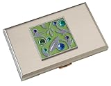 Credit Card Case Gem Design - Leaf Green