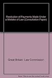 Restitution of payments made under a mistake of law