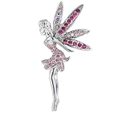 Pink Fairy Princess Flower Pin Brooch