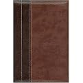 Holy Bible (New International Version, Mahogany/Caramel, Italian Duo-tone, Archaeological Study Bible, Personal Size) (Large Print) (Hardcover)