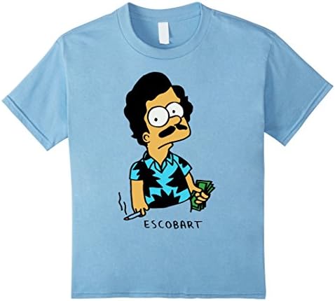 Kids Escobart T-Shirt 8 Baby Blue