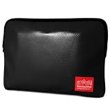 Manhattan Portage Vinyl Laptop Sleeve, Black, Medium