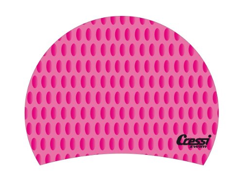 Cressi Swim Damen Silicone Badekappe, rosa, DF200205