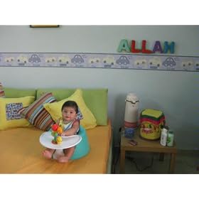 Bumbo Baby Sitter and Tray Combo - Orange