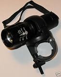 CREE Q5 LED Flashlight Torch w/ Holster and Bike Holder Super BRIGHT!!!!