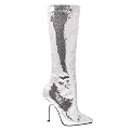 Adults' Tin Man Costume Boots - Silver