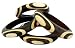 Kelevra BR0074 Ladies Two Tone Wooden Bangle.