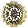 SunSationsTM Medium Sunface Wind Spinner - Color: Gold