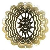 SunSationsTM Medium Sunface Wind Spinner - Color: Gold