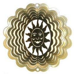 SunSationsTM Small Sun Wind Spinner - Color: Gold